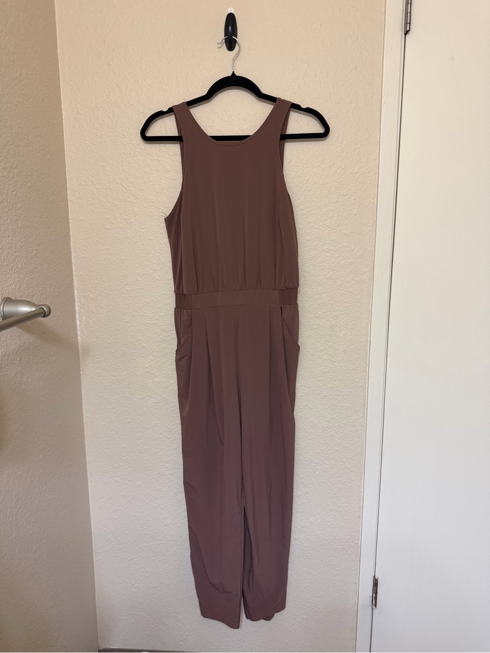 Target Women's Sleeveless Mauve Jumpsuit with Pockets